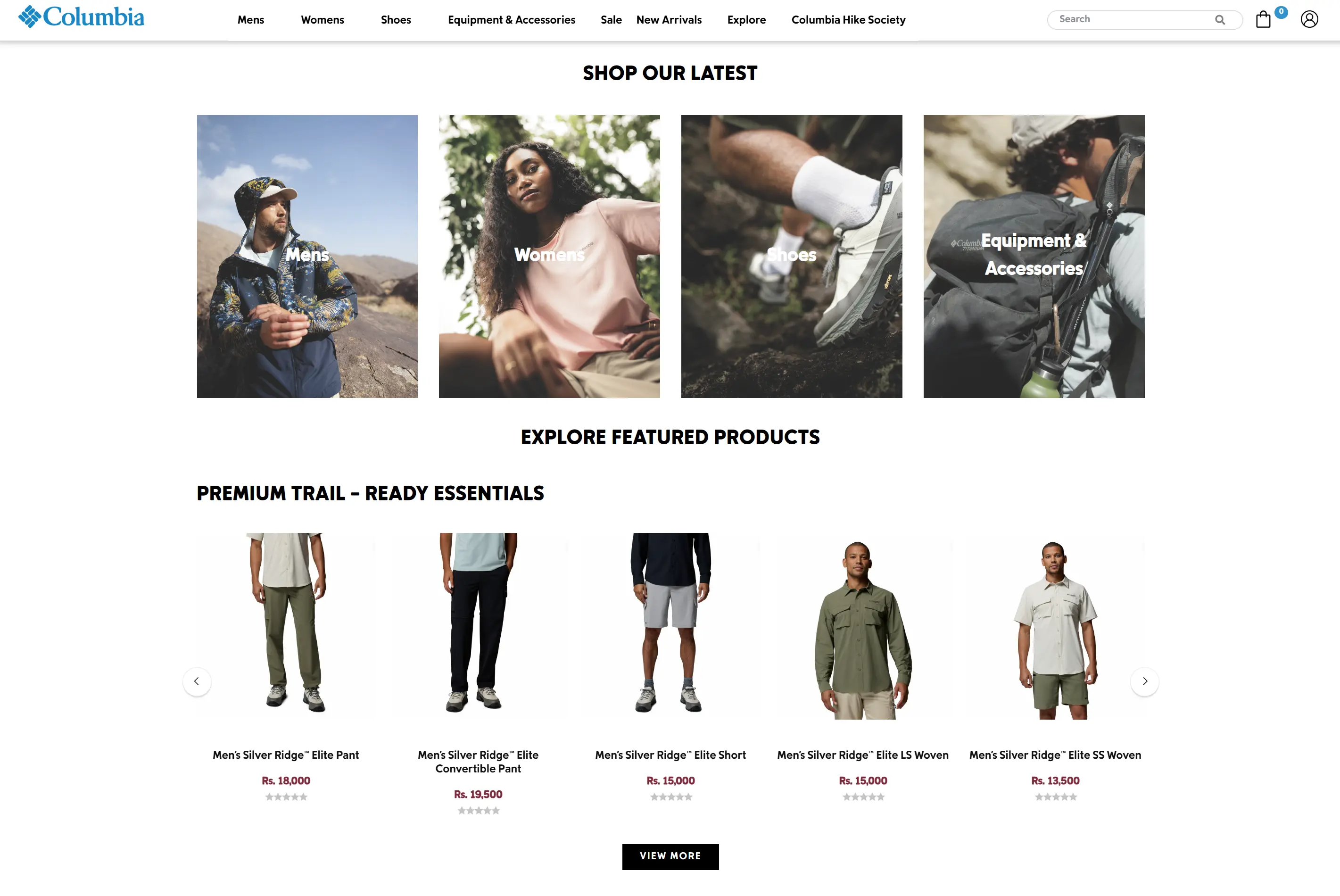Columbia Sportswear Nepal, screenshot 1 of 3