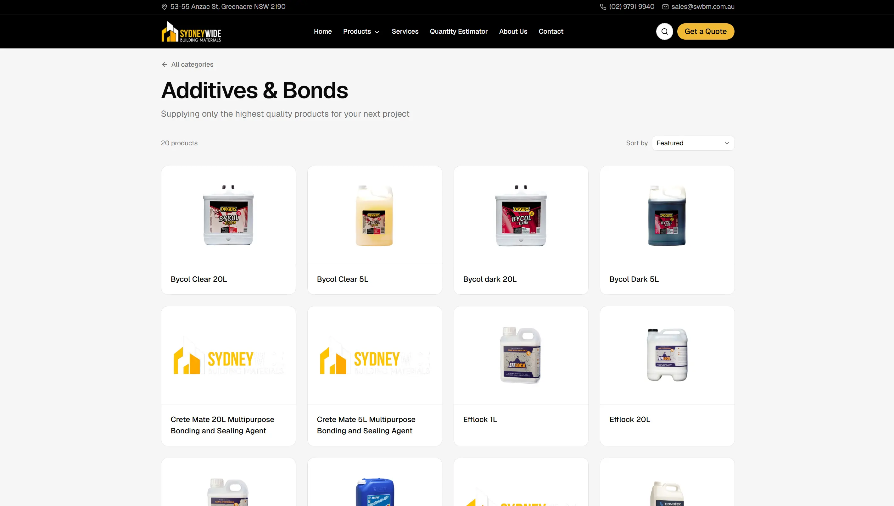 Sydney Wide Building Materials, screenshot 2 of 4