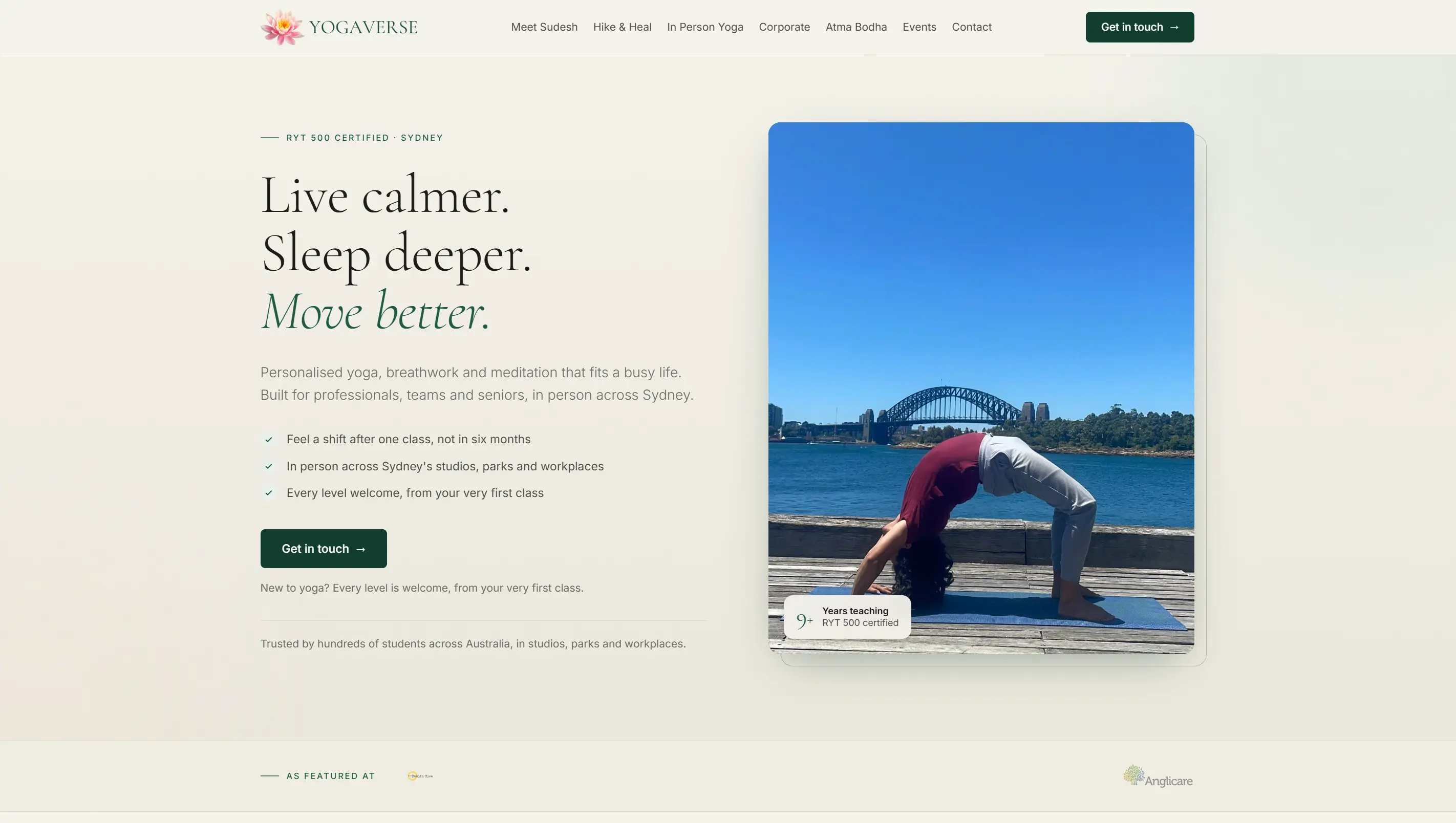Yogaverse, screenshot 1 of 3